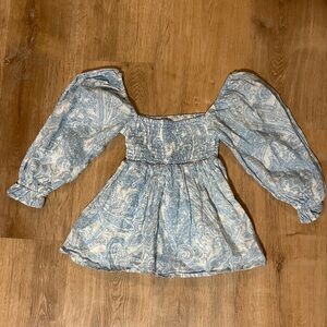 Faithfull the Brand Linen Babydoll Blouse